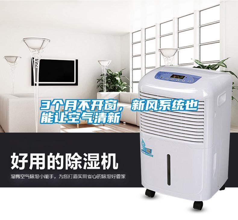 3個月不開窗，新風系統也能讓空氣清新