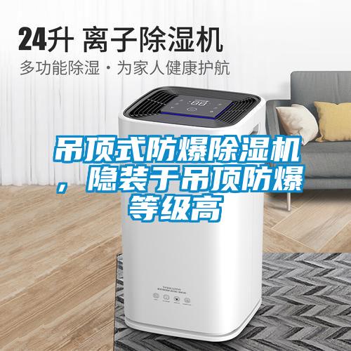 吊頂式防爆除濕機，隱裝于吊頂防爆等級高
