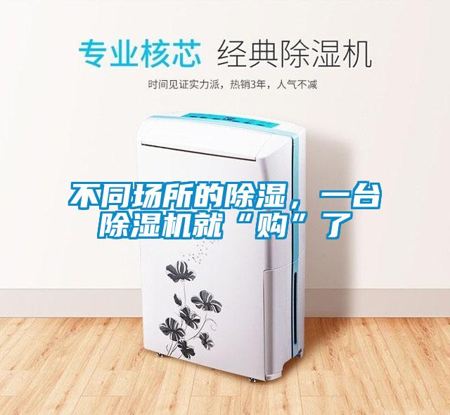 不同場所的除濕,一臺除濕機就“購”了