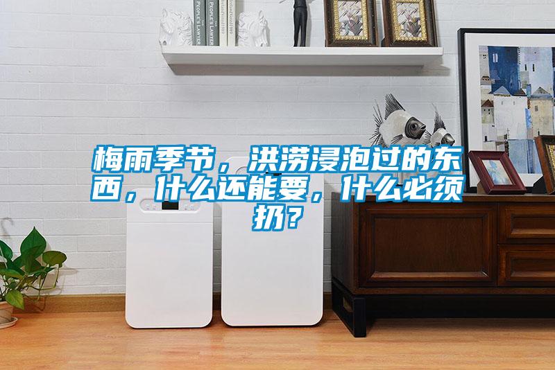 梅雨季節，洪澇浸泡過的東西，什么還能要，什么必須扔？