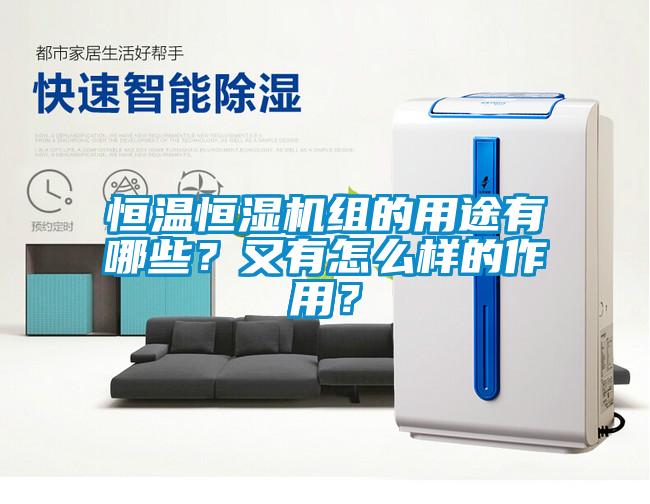 恒溫恒濕機(jī)組的用途有哪些?又有怎么樣的作用?