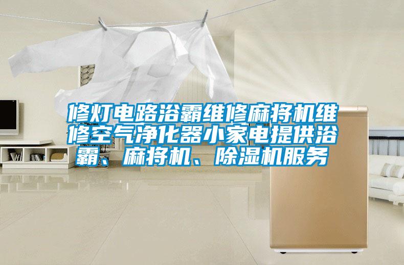 修燈電路浴霸維修麻將機維修空氣凈化器小家電提供浴霸、麻將機、除濕機服務