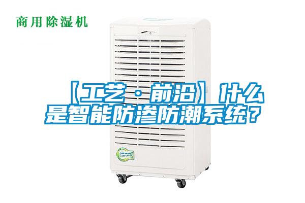 【工藝·前沿】什么是智能防滲防潮系統？