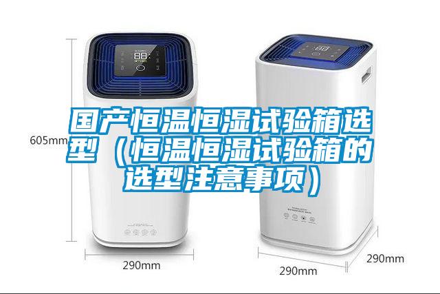 國產恒溫恒濕試驗箱選型(恒溫恒濕試驗箱的選型注意事項)