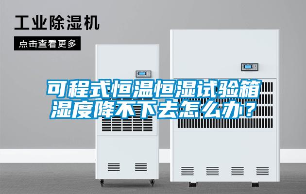 可程式恒溫恒濕試驗(yàn)箱濕度降不下去怎么辦?