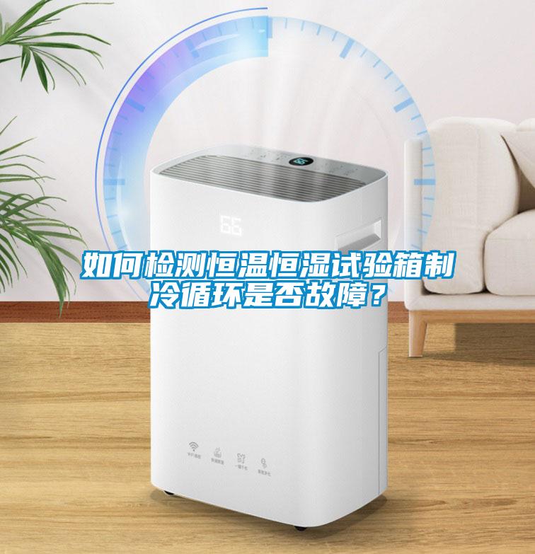 如何檢測恒溫恒濕試驗(yàn)箱制冷循環(huán)是否故障？