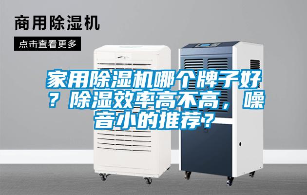 家用除濕機哪個牌子好?除濕效率高不高,噪音小的推薦?