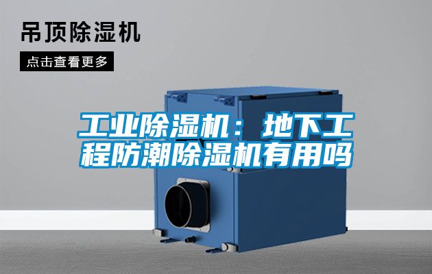 工業(yè)除濕機:地下工程防潮除濕機有用嗎