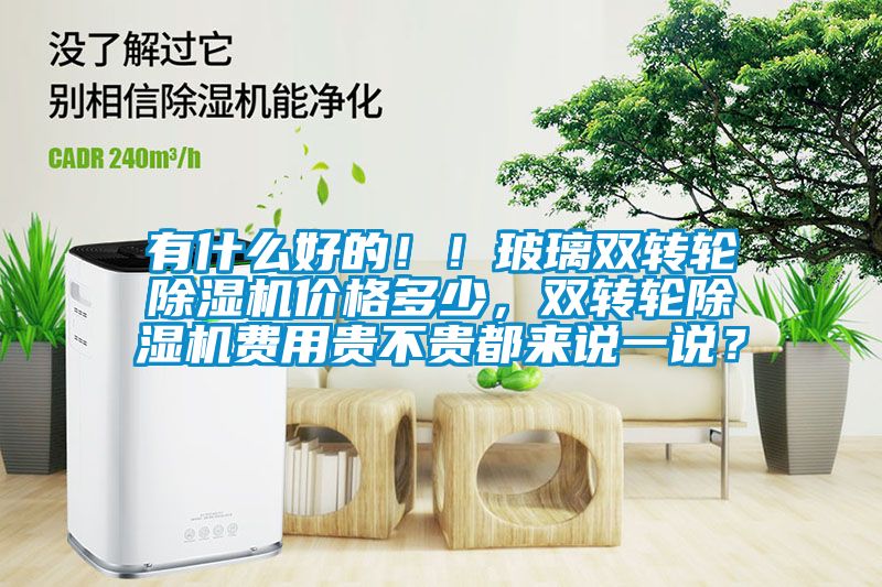 有什么好的??！玻璃雙轉輪除濕機價格多少，雙轉輪除濕機費用貴不貴都來說一說？