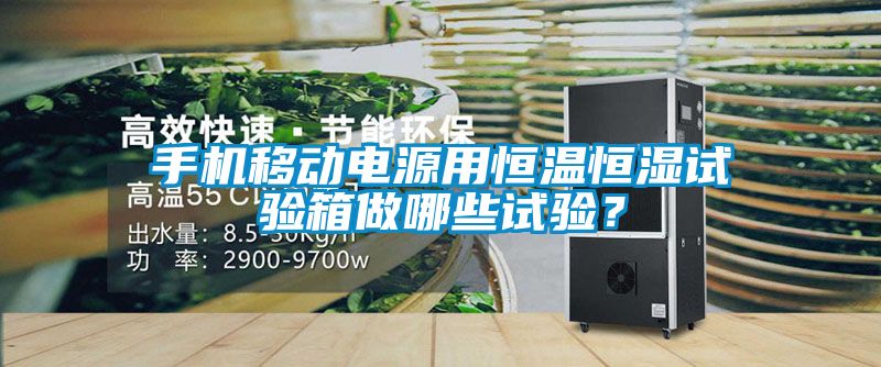 手機移動電源用恒溫恒濕試驗箱做哪些試驗？